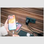 Verbatim Mini GaN mains charger 140W 3xUSB-C PD/1x USB-A QC EU/UK/USA adapter black 30240 - imagine 5