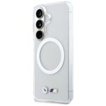 Case BMW IML Shockproof Metal Logo       MagSafe for Samsung Galaxy S26 transparent - imagine 3