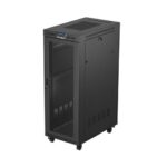 Rack cabinet 19  32U 600x1000 black perforated doo