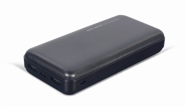 Gembird PB20-02 power bank Lithium Polymer (LiPo) 20000 mAh Black - imagine 3