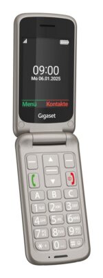 Gigaset GL595 7.11 cm (2.8 ) 114 g Grey Senior phone - imagine 2
