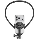 Neck mount for phones USAMS JoyGo  JOY02 Neck Mount with magnetic mount black - imagine 6