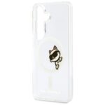 Case Karl Lagerfeld IML Peekaboo         Choupette MagSafe for Samsung Galaxy S26 Plus transparent - imagine 7