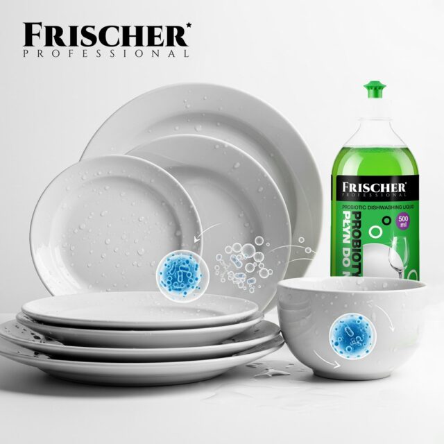 Frischer dishwashing liquid with peppermint oil  500 ml - imagine 3