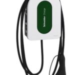 Schneider Electric EVH5A11N2C5 electric vehicle charging station Green  White Wall 1