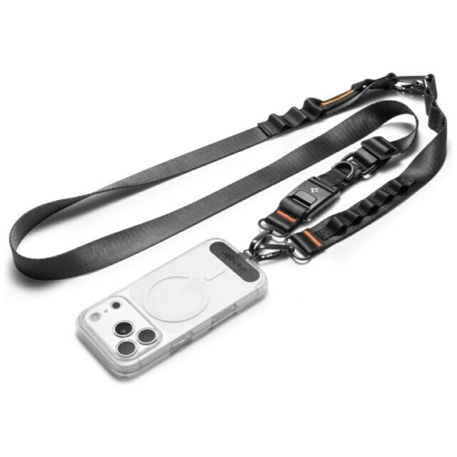 Universal leash crossbody Spigen DA30M Lanyard black - imagine 7