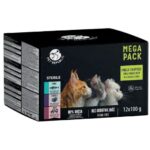 PETREPUBLIC Mega Pack Steril Tuna  turkey  beef - wet cat food - 12x100g
