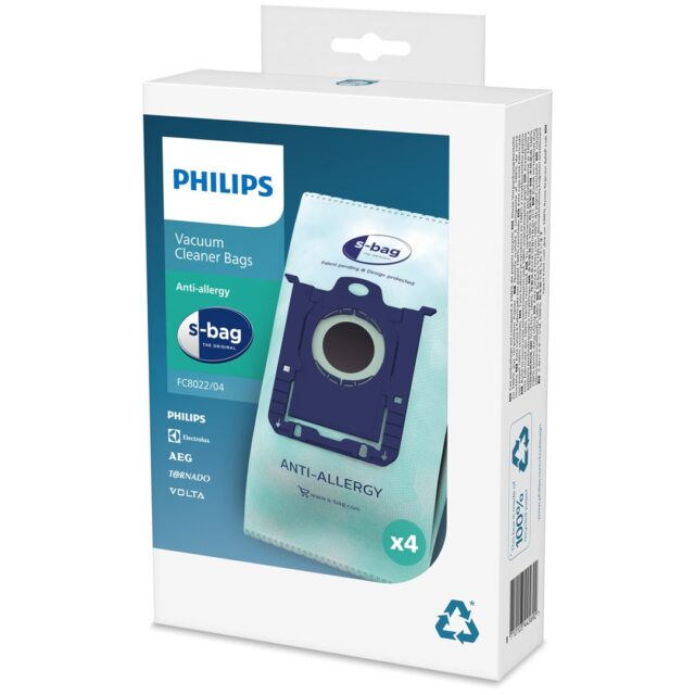 Philips s-bag Vacuum cleaner bags FC8022/04 - imagine 3