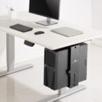 Maclean MC-885 B Under Desk Computer Holder Black Adjustable Max. 10kg. - imagine 8