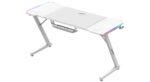 Huzaro Hero 3.3 White  RGB - gaming table - imagine 2
