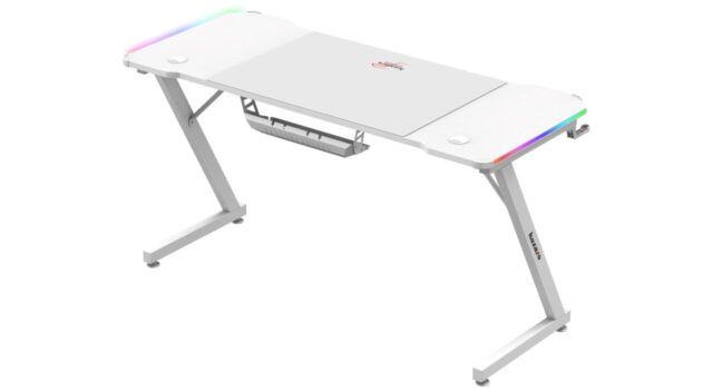 Huzaro Hero 3.3 White  RGB - gaming table - imagine 2