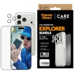 CARE by PanzerGlass Flagship Explorer 3in1 Case + Glass + Lens Protection Kit for iPhone 17 Pro