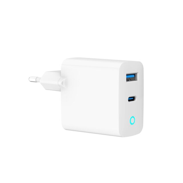Gembird TA-UC-PDQC45L-W-01 mobile device charger Universal White AC Fast charging Indoor - imagine 5