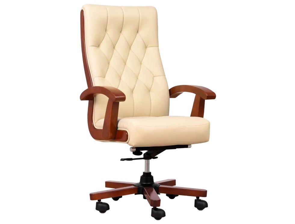 cps-79d6fcacd1a10e349bbbd41a2d8bf525-2026-03-02-05-31-05 CONSUL cream leather armchair - imagine 1
