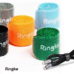 Ringke tape organizer for cables 10 pcs Velcro multicolor ACMT0001 - imagine 2