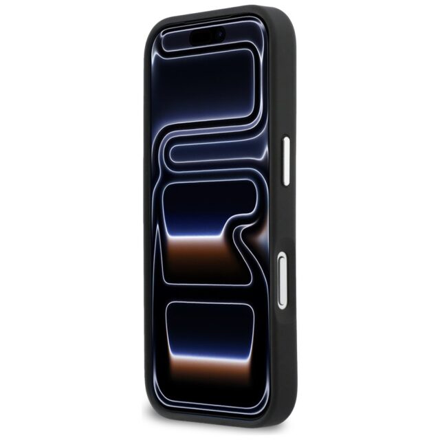 Etui Karl Lagerfeld IML Glitter KL        Diamond Logo do iPhone 17 Pro czarny - imagine 5