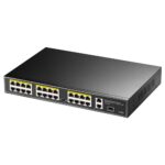 Cudy FS1026PS1 network switch Unmanaged Gigabit Ethernet (10/100/1000) Power over Ethernet (PoE) Black - imagine 2
