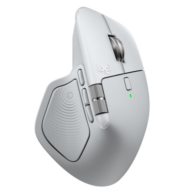 Logitech MX Master 4 for Mac- performance wireless mouse - Pale Grey - imagine 7