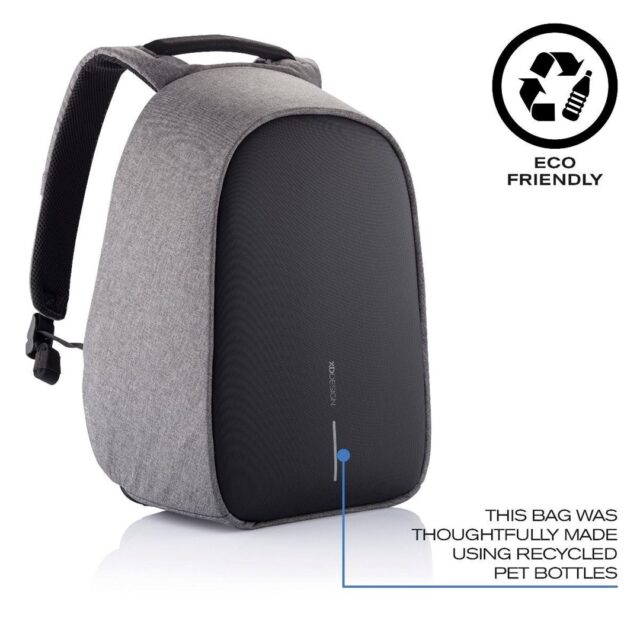 XD DESIGN ANTI-THEFT BACKPACK BOBBY HERO SMALL GREY P/N: P705.702 - imagine 8