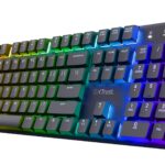Trust GXT 868 Torix keyboard Gaming USB + RF Wireless + Bluetooth QWERTY US English Black