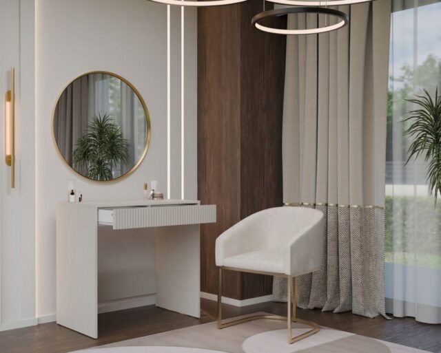 MARINA 2S SLIM Desk Colour Cashmere - imagine 9