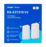Ruijie Networks RG-EST310 V2 wireless access point 867 Mbit/s White Power over Ethernet (PoE) - imagine 9