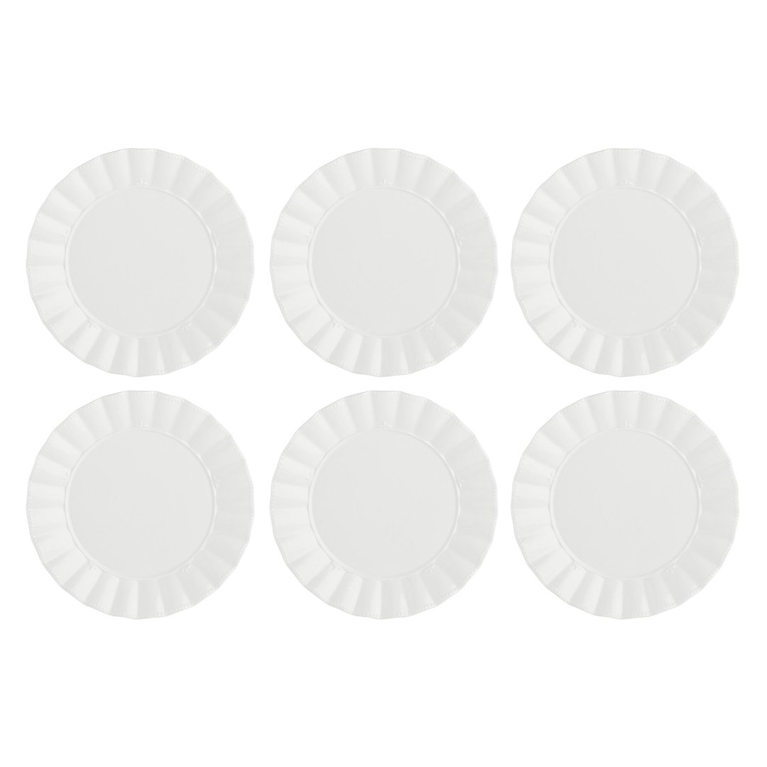 cps-7b8e2dbcce2410c2ec8625afd941f64d-2026-03-25-13-03-27 Set of 6 Ducale Dinner Plates - White 26.5 cm - imagine 1