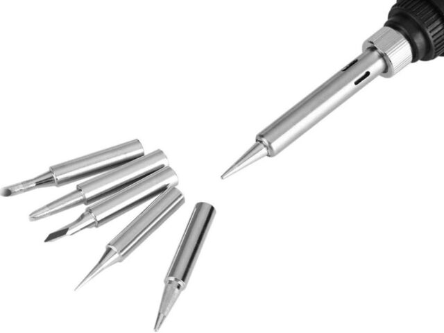 EXTRALINK ZESTAW LUTOWNICA KOLBOWA PRECYZYJNA 80W 220-480°C - imagine 2