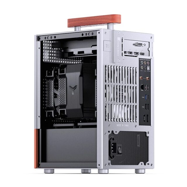 Jonsbo T6 PC Case  Mini-Tower  Mini-ITX  Glass  Wo - imagine 4
