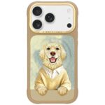 Etui Nimmy Gentle Pets Series Dog         MagSafe do iPhone 17 Pro Max brązowy