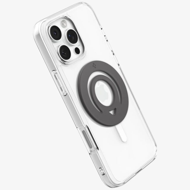 Uchwyt na telefon Spigen Dual Pop         MagSafe szary - imagine 5