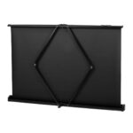 Maclean Portable Projection Screen Compact 40  16:9 Free-Standing Office Cinema Matt White Home - imagine 4