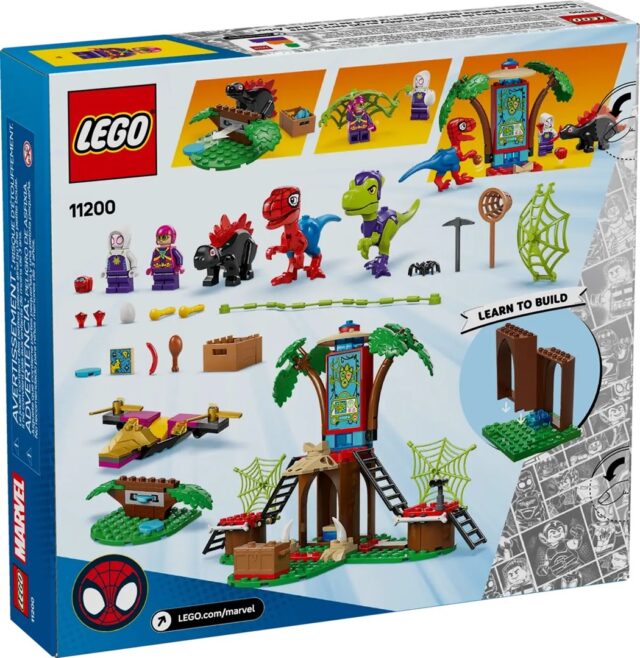 LEGO MARVEL 11200 Spidey and Gobby’s Raptor Battle at Tree House HQ - imagine 2