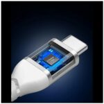 Cable Spigen EB10010CCA Essential USB-C 100W 1m white - imagine 4