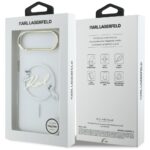 Case Karl Lagerfeld IML Choupettes Karl  Script Logo MagSafe for iPhone Air transparent - imagine 8