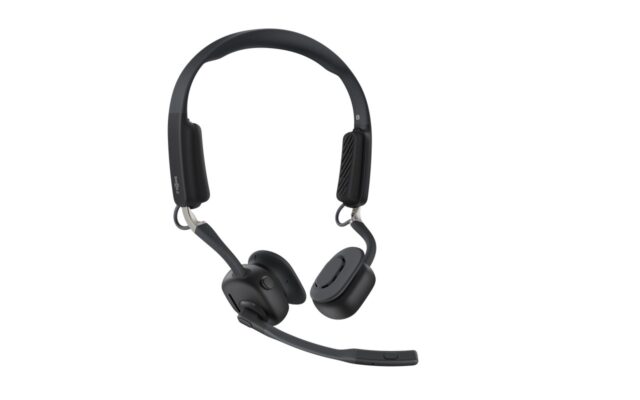 SHOKZ OpenMeet UC Wireless Bluetooth Bone Conduction Videoconferencing Headset with USB-A adapter - imagine 2