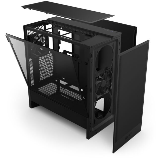 NZXT H5 Flow Midi Tower Black - imagine 7