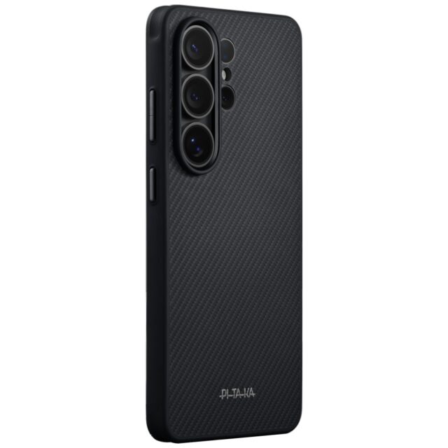 PITAKA Cairn Case MagSafe case for Samsung Galaxy S26 Ultra black-grey - imagine 3