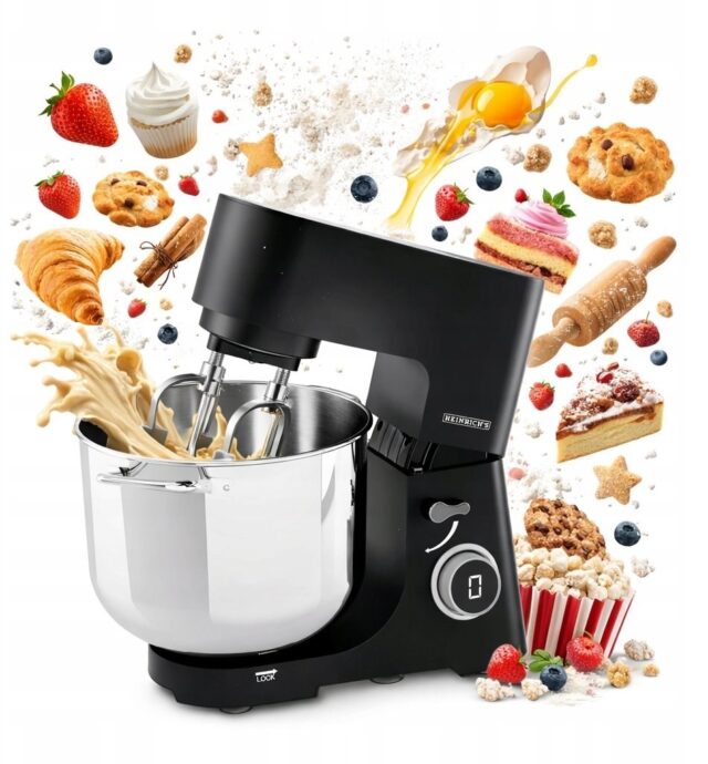 Robot kuchenny HKM 8150 SW CZARNY HEINRICH'S - imagine 7