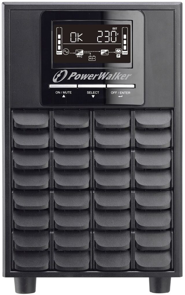 PowerWalker VFI 1500 CG PF1 Double-conversion (Online) 1.5 kVA 1500 W 4 AC outlet(s) - imagine 3