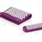 QMED Acupressure mat with cushion Purple