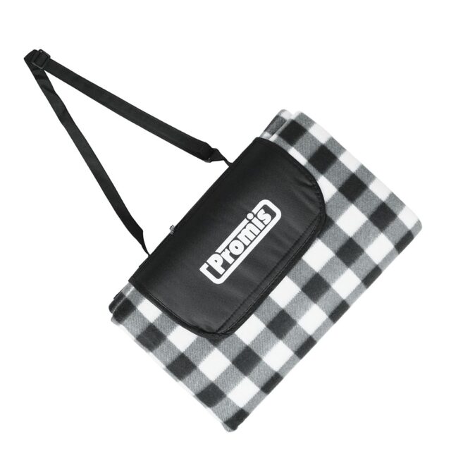 PROMIS Picnic Blanket  Green Stripes  200 cm x 150 cm - imagine 5