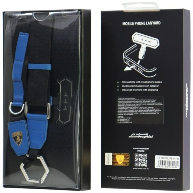 Universal Lamborghini D1 Crossbody Webbing Strap blue - imagine 3