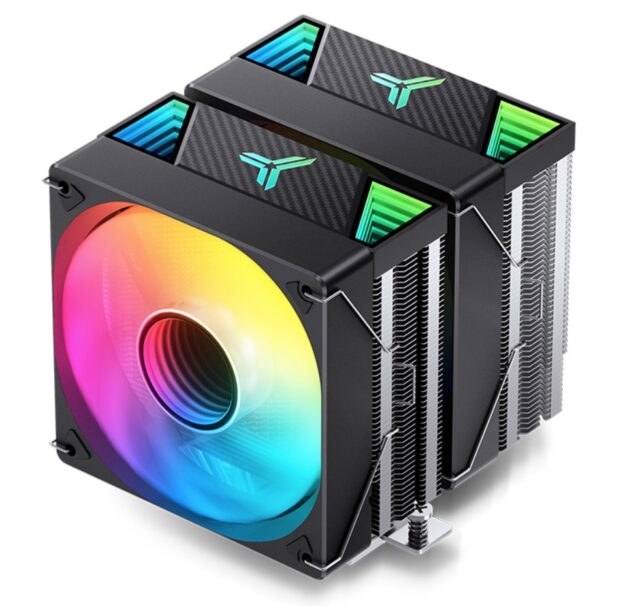 Jonsbo CR-3000 CPU Cooler Dual Tower  ARGB - 2x 120 mm  black - imagine 5