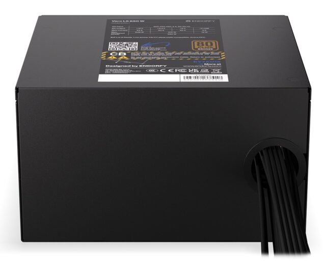ENDORFY Vero L6 power supply unit 650 W 24-pin ATX ATX Black - imagine 2