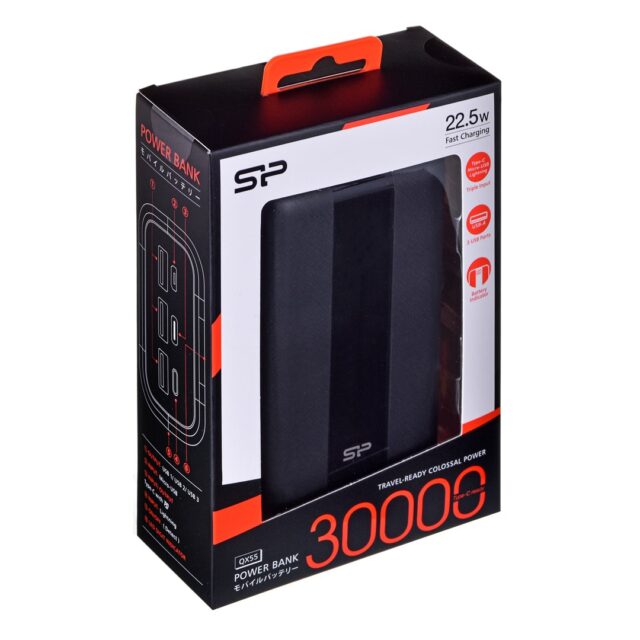 Silicon Power QX55 Powerbank Lithium Polymer (LiPo) 30000 mAh Black - imagine 7