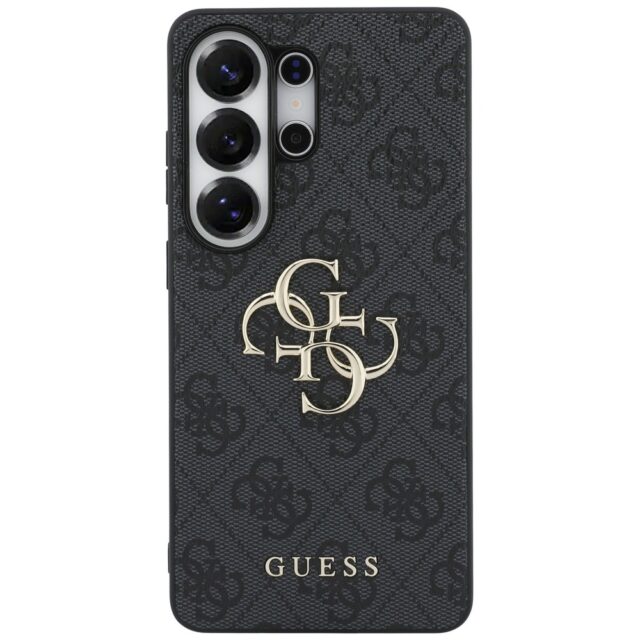 Case Guess 4G Big Metal Logo for Samsung  Galaxy S26 Ultra black - imagine 4