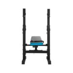 REBEL ACTIVE Adjustable straight training bench with stands - imagine 3