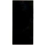 LCD display + Dotyk + Přední kryt Samsung S918 Galaxy S23 Ultra Phantom Black (Service Pack)