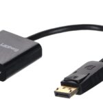 Lanberg AD-0007-BK video cable adapter 0.1 m DisplayPort DVI-D Black